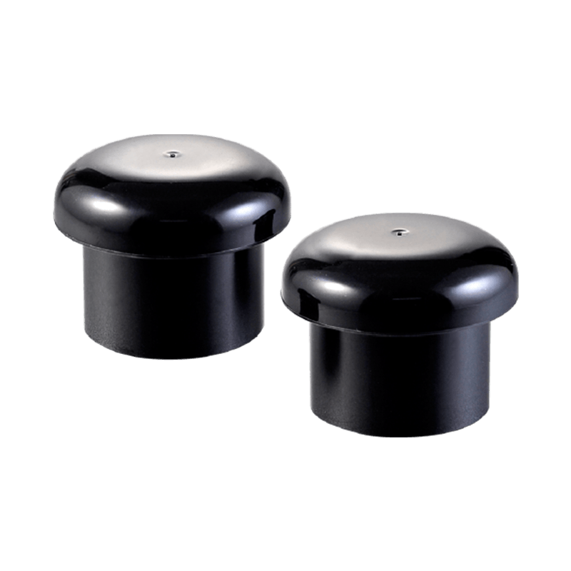 Matt fekete műanyag csavaros kupak