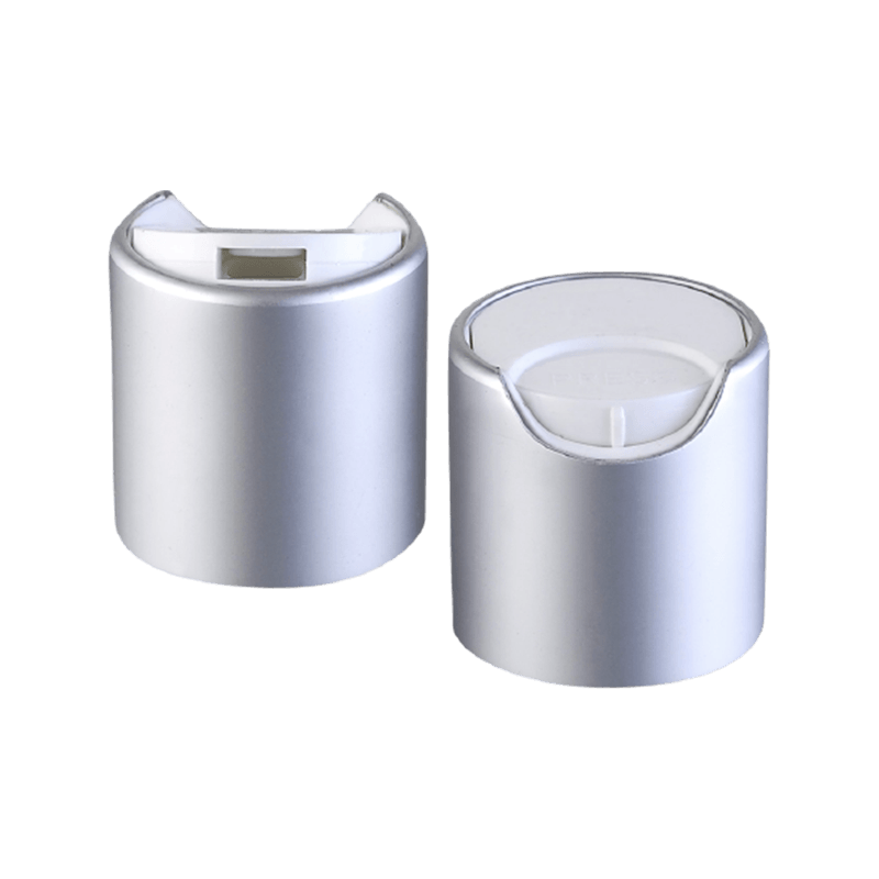 Ezüst fehér PP műanyag lemezkupak